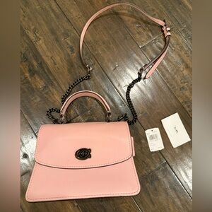Pink Coach Bag with tag, willing to negotiate
